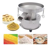DCBMKOPLG Tamis Vibrant Automatique, tamiseur Automatique de Poudre, tamiseur en Acier Inoxydable, tamiseur pour poudres de Farine, 150 Mailles