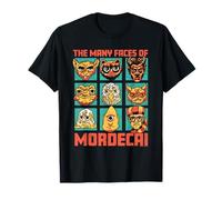 DCC Many Faces of Mordecai Grid Funny Gamer Series Book T-Shirt