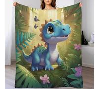 DCCCY Dinosaure Couverture De Salon en Flannel Jeté De Lit comme Couvertures De Canapé De Lit 150×200cm