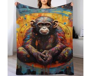 DCCCY Singe Plaid Couverture en Flanelle Super Douce, Couvertures en Flannel De Confortable Et Chaude, Convient À Toutes Les Saisons. 100×130cm