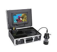 DCDCD 9 Pouces enregistreur DVR pêche sous-Marine caméra vidéo détecteur de Poisson IP68 étanche 38 LED caméra rotative à 360 degrés 20m 50m 100m(20M)