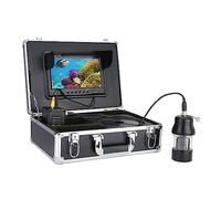 DCDCD Enregistreur DVR 9 Pouces 20/50/100m caméra vidéo de pêche sous-Marine détecteur de Poisson IP68 étanche 38 LED caméra rotative à 360 degrés(50m)