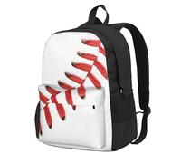 DCEHGEW Beau sac à dos de voyage pour ordinateur portable imprimé papillon lumineux, sac d'école léger pour la randonnée et une utilisation décontractée, Baseball Lace Close Up, One Size, Sac à dos de