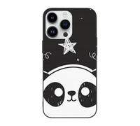 DCEHGEW Coque de téléphone avec imprimés pandas mignons de dessins animés pour iPhone 14 Pro 6,1", coque de téléphone antichoc en TPU, protection intégrale du corps