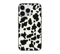 DCEHGEW Coque de téléphone avec petites taches de vache pour iPhone 14 Pro 6,1", coque de téléphone antichoc en TPU, protection intégrale du corps, blanc