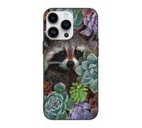 DCEHGEW Coque de téléphone imprimée plantes succulentes colorées pour iPhone 14 Pro Max 6,7", coque de téléphone antichoc en TPU, protection intégrale du corps, blanc