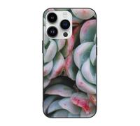 DCEHGEW Coque de téléphone imprimée plantes violettes pour iPhone 14 Pro 6,1", coque de téléphone antichoc en TPU, protection intégrale