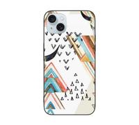 DCEHGEW Coque de téléphone motif tête de mort bohémien pour iPhone 15 Pro Max 6,7", coque de téléphone en TPU résistant aux chocs, prend en charge le chargement sans fil, sans protection d'objectif