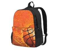 DCEHGEW Joli sac à dos de voyage pour ordinateur portable imprimé carlin 1, sac d'école léger pour la randonnée et une utilisation décontractée, Basketball, Taille unique, Sac à dos de voyage