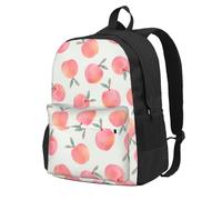 DCEHGEW Little Tiger in Space Sac à dos de voyage pour ordinateur portable léger pour la randonnée et une utilisation décontractée, Motif pêche rose., One Size, Sac à dos de voyage