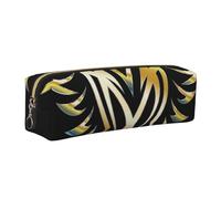 DCEHGEW Phoenix Trousse à crayons en cuir avec fermeture éclair dorée, doré, One Size, Cartable