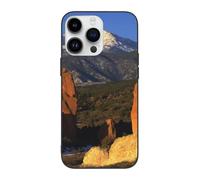 DCEHGEW Pikes Peak Colorado Prints Coque de téléphone pour iPhone 14 Pro Max 6,7", coque de téléphone antichoc en TPU, protection intégrale du corps, blanc