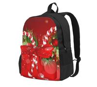 DCEHGEW Sac à dos coloré imprimé sirène pour ordinateur portable, sac d'école léger pour la randonnée et une utilisation décontractée, Joyeux Noël 2., One Size, Sac à dos de voyage