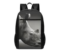 DCEHGEW Sac à dos de voyage léger pour ordinateur portable avec imprimé de roses gris sarcelle pour sac à dos décontracté, sac à dos de randonnée, Afrique du Sud Animal, One Size, Sac à dos de voyage