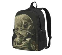 DCEHGEW Sac à dos de voyage léger pour ordinateur portable avec imprimé lama alpaga pour la randonnée et une utilisation décontractée, Un squelette., One Size, Sac à dos de voyage