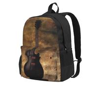 DCEHGEW Sac à dos de voyage léger pour ordinateur portable avec motif Poméraniens pour la randonnée et l'utilisation décontractée, Guitare musicale., One Size, Sac à dos de voyage