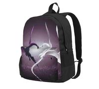 DCEHGEW Sac à dos de voyage pour ordinateur portable avec drapeau de l'Espagne - Léger - Pour la randonnée et l'utilisation décontractée, Dragons violets et écrits, One Size, Sac à dos de voyage