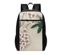 DCEHGEW Sac à dos de voyage pour ordinateur portable avec imprimé dauphin mignon - Sac d'école léger pour sac à dos décontracté, sac à dos de randonnée, Orchidée cloche, One Size, Sac à dos de voyage