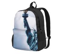 DCEHGEW Sac à dos de voyage pour ordinateur portable avec imprimé girafe, sac d'école léger pour la randonnée et une utilisation décontractée, statue de la liberté, One Size, Sac à dos de voyage