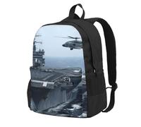 DCEHGEW Sac à dos de voyage pour ordinateur portable imprimé animal de la ferme, sac d'école léger pour la randonnée et une utilisation décontractée, Porte-avion., One Size, Sac à dos de voyage