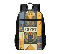 DCEHGEW Sac à dos de voyage pour ordinateur portable imprimé animal de la ferme - Sac d'école léger pour sac à dos décontracté, sac à dos de randonnée, Série Égypte Ancienne Tribe, One Size, Sac à dos