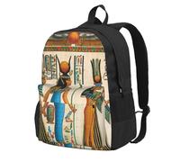 DCEHGEW Sac à dos de voyage pour ordinateur portable imprimé cerf léger pour la randonnée et une utilisation décontractée, Femmes en Égypte ancienne, One Size, Sac à dos de voyage