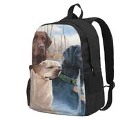 DCEHGEW Sac à dos de voyage pour ordinateur portable imprimé question mathématique, sac d'école léger pour la randonnée et l'utilisation décontractée, Chiens labrador, One Size, Sac à dos de voyage