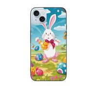 DCEHGEW Spring Happy Festival Holiday Prints Coque de téléphone pour iPhone 15 Pro Max 6,7 pouces, coque de téléphone antichoc en TPU, prend en charge le chargement sans fil, sans protection