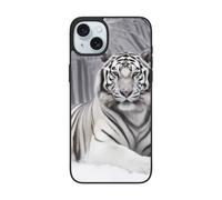 DCEHGEW The Wild White Tiger Prints Coque de téléphone pour iPhone 15 Pro Max 6,7", coque de téléphone en TPU résistant aux chocs, prend en charge le chargement sans fil, avec protection d'objectif
