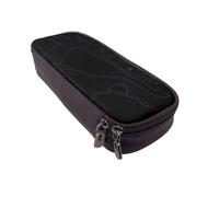 DCEHGEW Trousse à crayons en cuir synthétique avec deux grands pandas, fermeture éclair sur le dessus pour l'école, le bureau, les voyages, papeterie, cadeau pour femmes, hommes, enfants, Arts