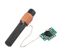 DCF Module récepteur d'antenne radio à fréquence unique 77,5 kHz pour DCF-1060N-800 et DCF-3850M-800, sensibilité 77,5 kHz ± 300 Hz < 27 dB, PCB FR4 25,0 x 11,5 mm, antenne AR10 x 60 mm, tension de