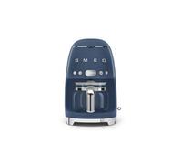 Smeg Cafetière à filtre DCF02NBEU 1050 W, 12 tasses, Fonction Arôme, Autostart – Bleu Navy