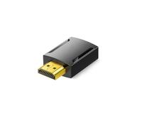 Dcfbkl Adaptateur HDMI 4K compact avec connecteurs plaqués or pour une intégration transparente dans un espace limité pour des connecteurs plaqués or clairement vidéo