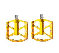 Dcfbkl Alloys Bikes Pédalage grande plateforme à roulement scellé Filetage 2,4 cm Poids léger Montagne Montagne