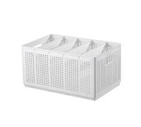 Dcfbkl Bacs de rangement de placard avec poignées - Organisateurs de garde-robe pour petits articles - Panier à tiroirs empilés pliés - Organisateur de tiroir - Organiseur de tiroir pour économiser de