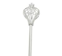 Dcfbkl Bâton de cérémonie élégant incrusté de strass pour reines de beauté, réceptions de mariage, cosplay, événement, concours de beauté, sceptre