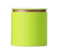 Dcfbkl Bocal de rangement en métal pour café, boîte à thé en vrac, anti-odeurs, conteneurs en fer blanc, petit format