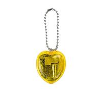 Dcfbkl Boîte à musique élégante en forme de cœur avec motif romantique à suspendre pour la Saint-Valentin ou un anniversaire, jaune, taille unique