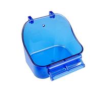 Dcfbkl Boîte de bain pour perroquet - Petit oiseau pour cage - Baignoire pour oiseaux de compagnie - Accessoires pour l'intérieur - Pour calopsitte et perruche, conure, pinson