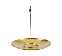 Dcfbkl Brûleurs d'encens avec pince à pince, bouddhas et plateau récupérateur de cendres pour maintenir les bâtons et cônes d'encens