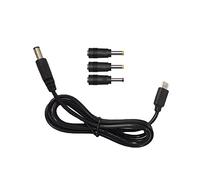 Dcfbkl Câble d'alimentation USB C de type C PD vers 12 V 2,5 3 ,5 x 2,5 mm pour routeur, ordinateur portable, appareil photo WiFi Dot 3/4