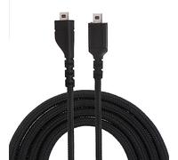 Dcfbkl Câble d'extension de carte son de rechange tressé USB pour casque de jeu Arctis 3 5 7