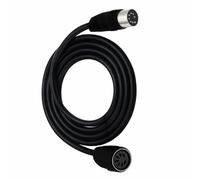 Dcfbkl Câble d'extension professionnel 7 broches DIN mâle vers femelle 7 broches pour systèmes stéréo