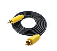 Dcfbkl Câble numérique coaxial SPDIF vers mâle vers pour projecteur HDTV amplificateur connecteur coaxial à