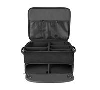 Dcfbkl Casier de transport de coffre de golf à 2 couches avec compartiment individuel pour 2 paires de chaussures de voiture organisateurs de rangement d'accessoires de golf