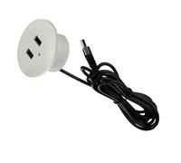 Dcfbkl Connecteur de charge intégré de bureau USB pour prise murale de bureau avec port