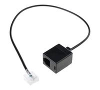 Dcfbkl Cordon adaptateur RJ45 vers RJ11 Ethernet RJ45 mâle vers téléphone RJ11 femelle convertisseur pour câble de réseau de télécommunication, câble réseau vers connecteurs de téléphone