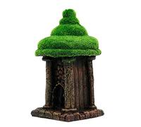 Dcfbkl Décoration de maison en résine pour aquarium avec pierre de mousse artificielle, grotte Betta poisson pour aquarium, accessoires pour aquarium pour ermite, crabe, guppy - 3 tailles