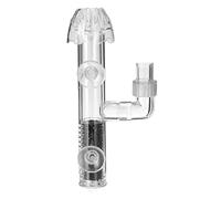 Dcfbkl Écumoire de surface d'aquarium en acrylique transparent pour planté pour filtration de réservoir, huile, protéines, filtre flottant, écumeur d'huile d'aquarium