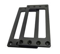 Dcfbkl Ensemble de support en aluminium multicouche pour disque d'ordinateur de 6,3 cm avec matériel d'installation - Support SSD empilable à plusieurs couches avec dissipation de la chaleur